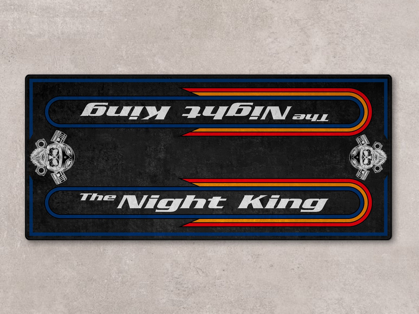 Motorcycle Mat For Cruiser Motorcycle "The Night King" - MM7301