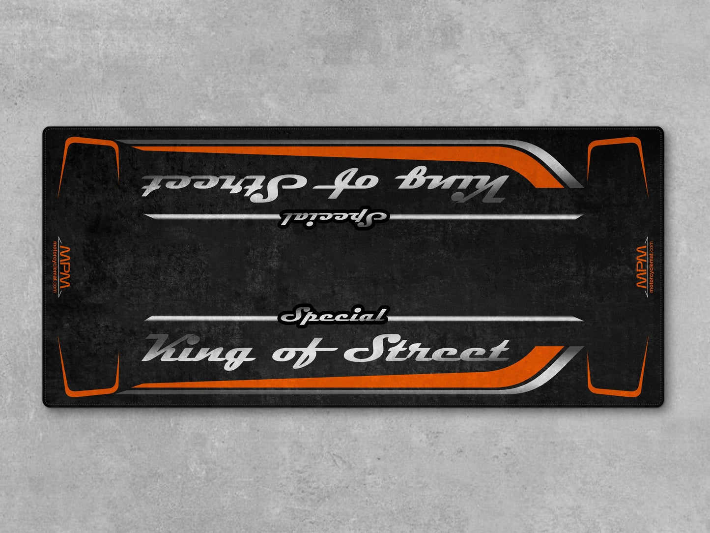Motorcycle Mat for Cruiser Motorcycle "Special King of Street" - MM7345
