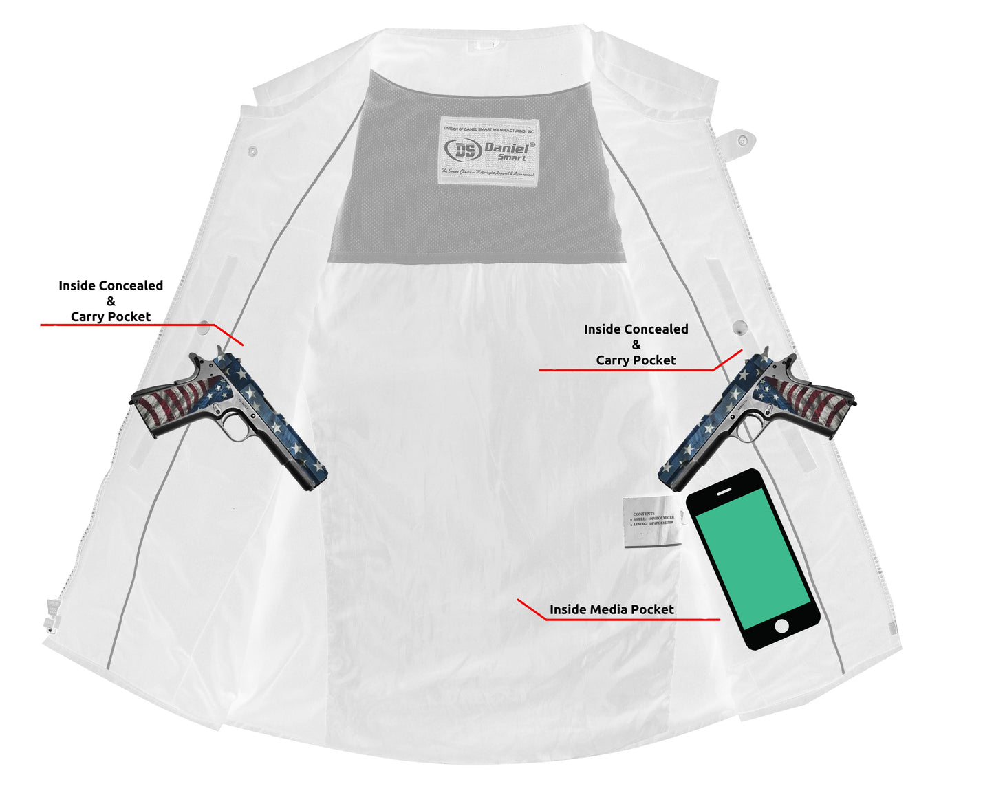 Men's Textile Updated SWAT Team Style Vest