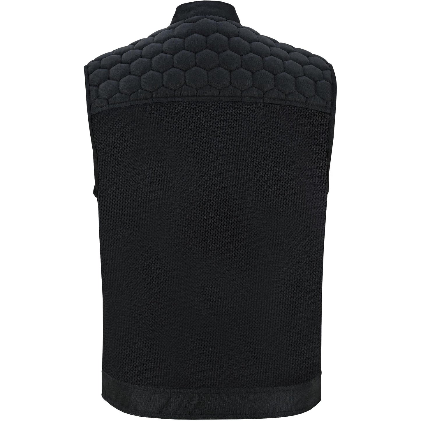 Mesh Rave Men's Black Mesh Textile Vest
