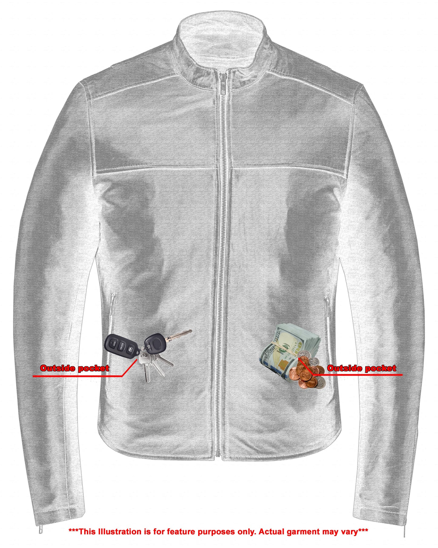 Wanton Men's Fashion Lambskin Leather Jacket –Black