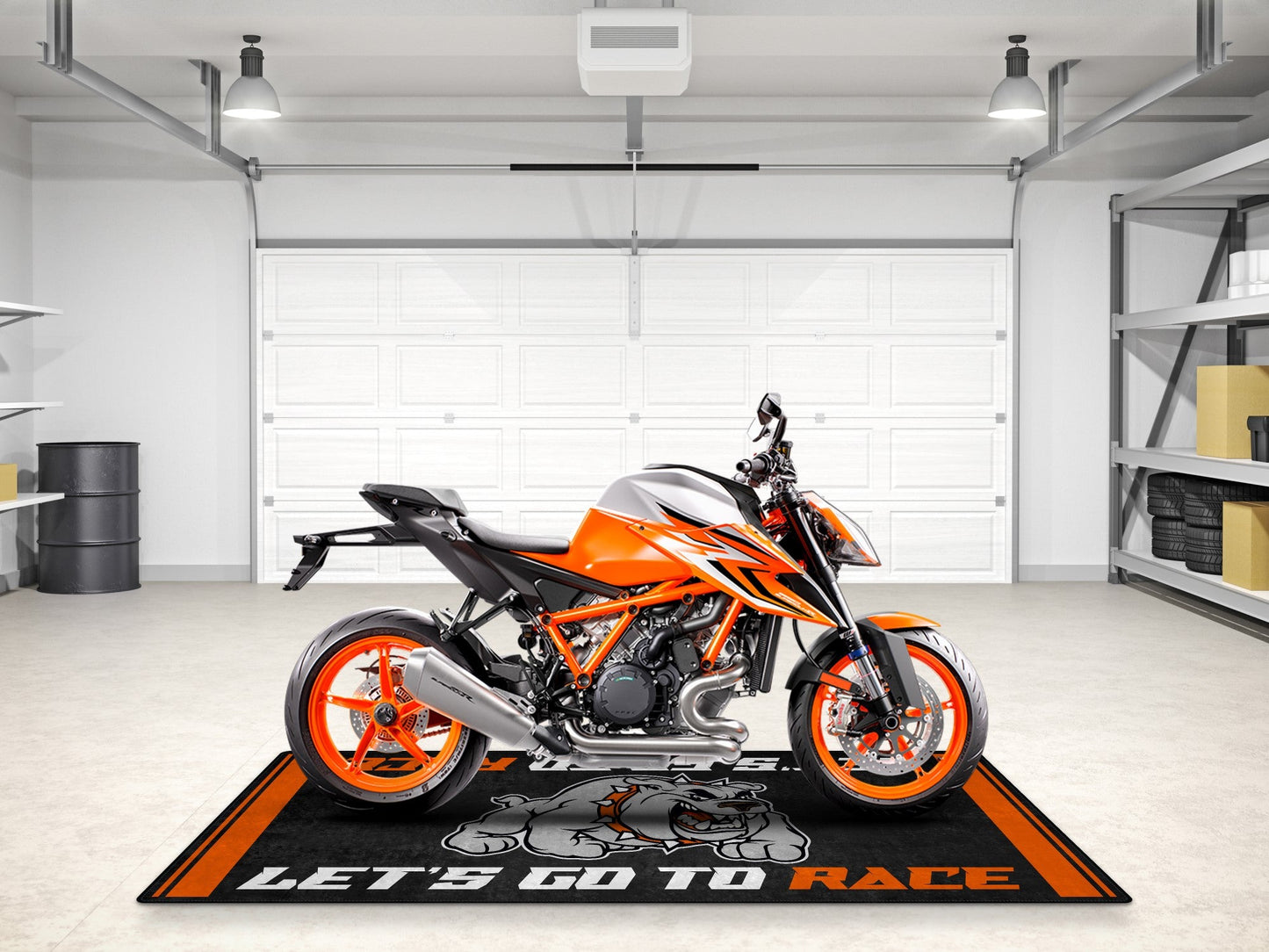 Designed Pit Mat for KTM Motorcycle (Bulldog) - MM7211
