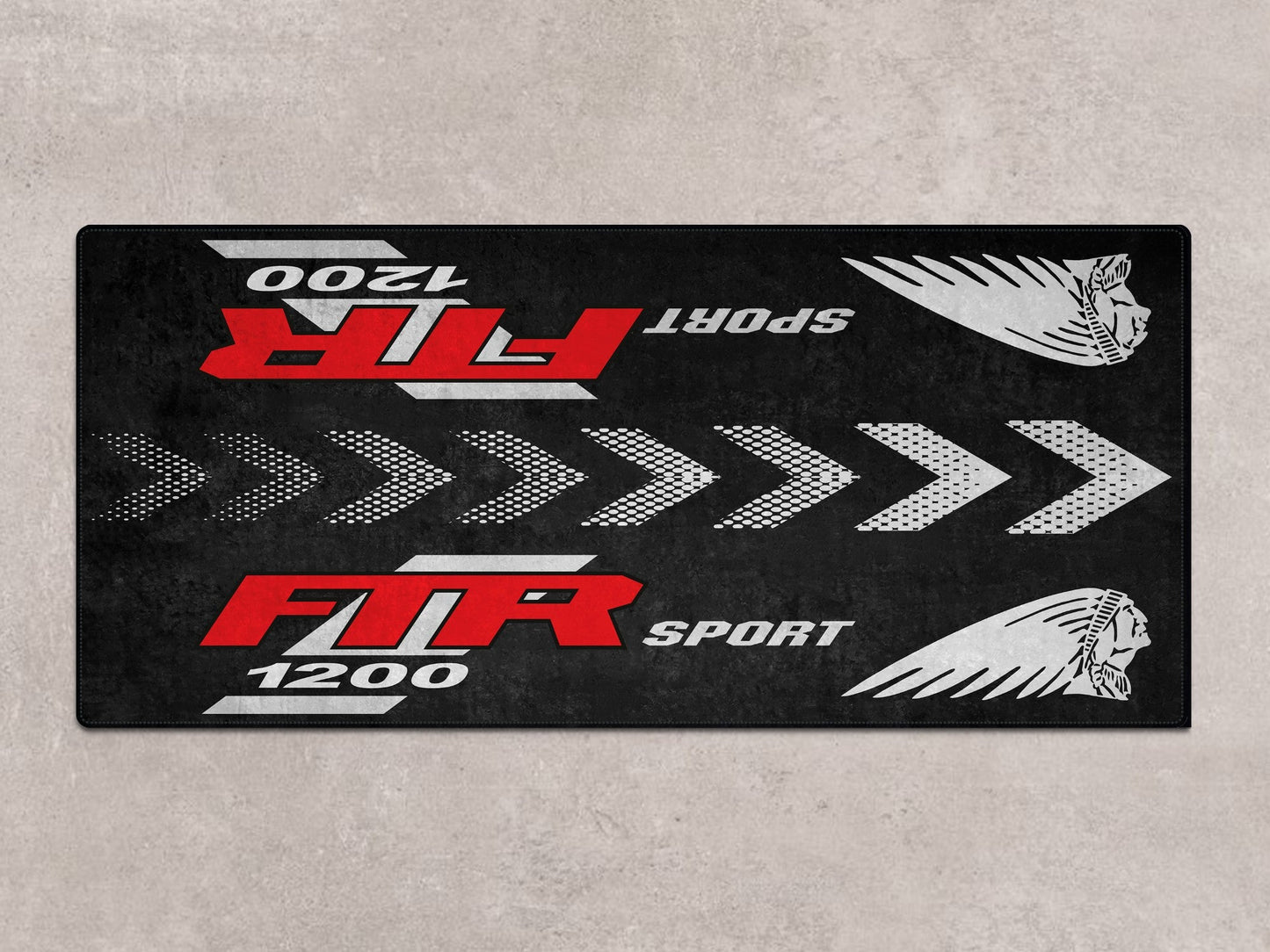Designed Pit Mat for Indian FTR Sport 1200 Motorcycle - MM7316