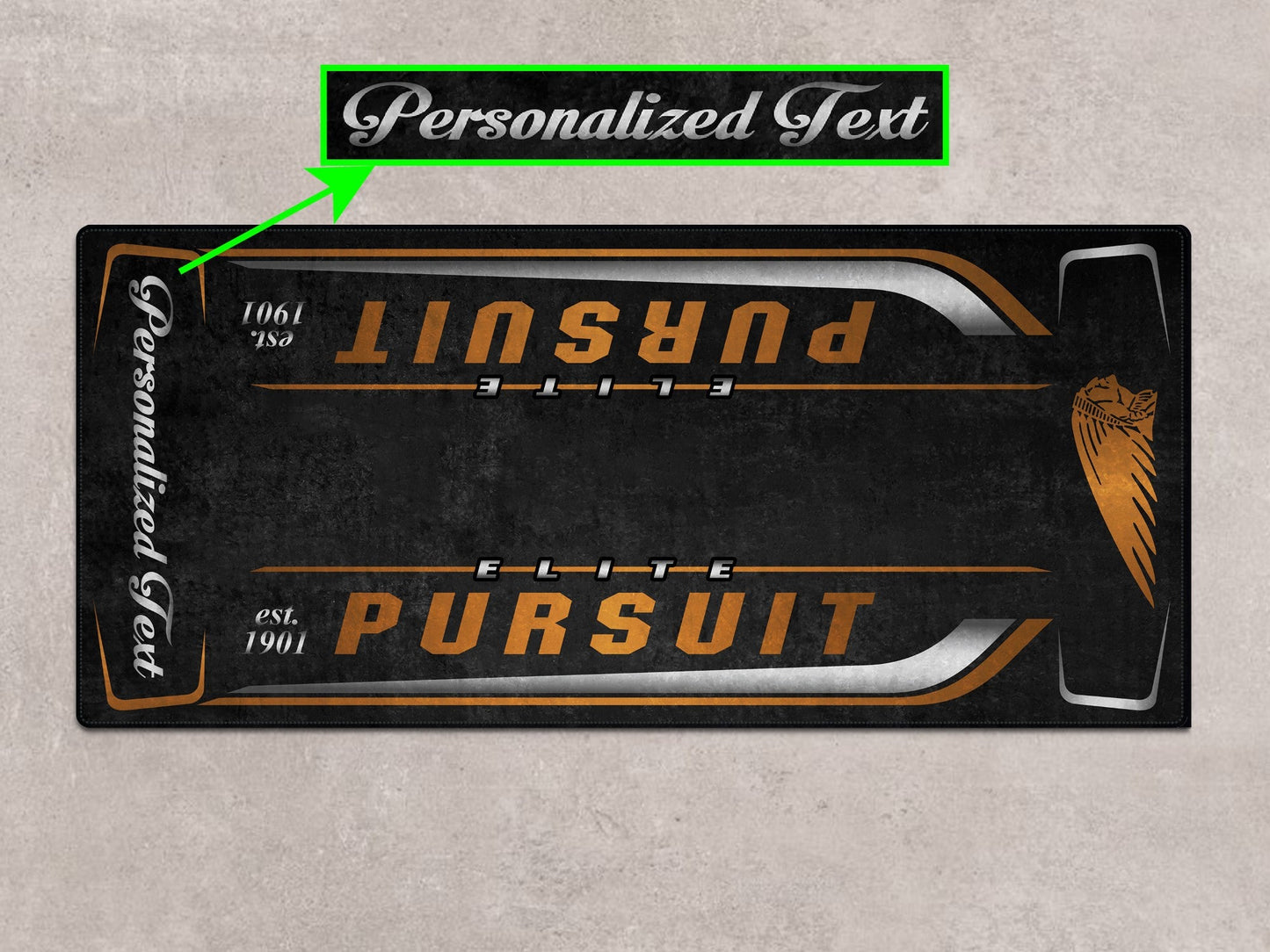 Designed Pit Mat for Indian Pursuit Elite Motorcycle - MM7340