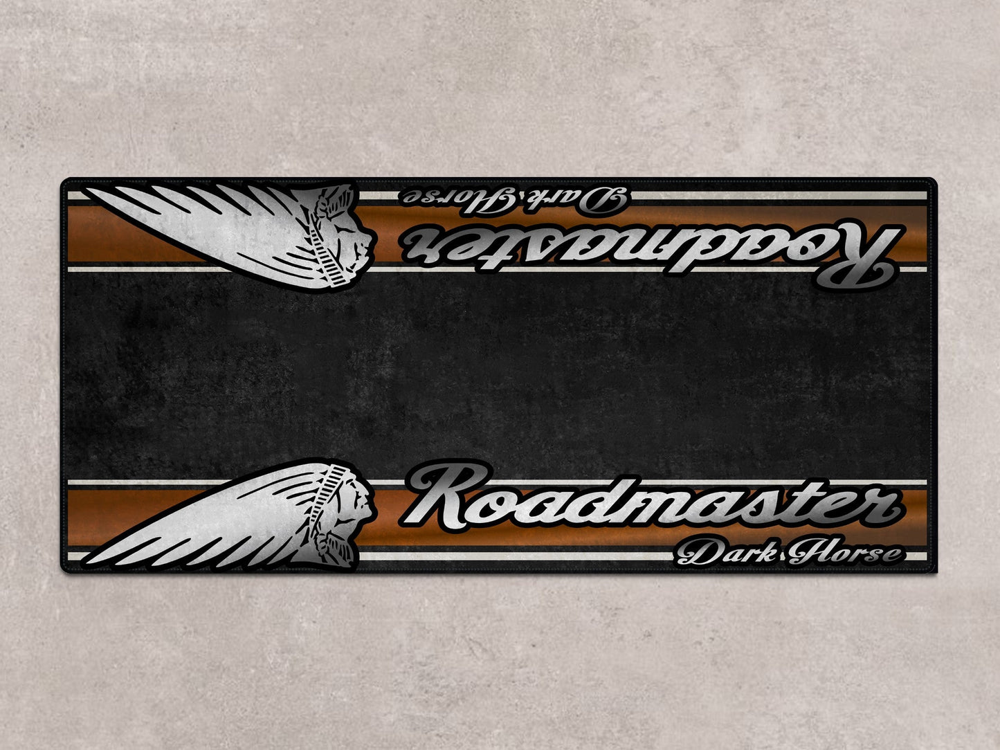 Designed Pit Mat for Indian Roadmaster Dark Horse Motorcycle - MM7337