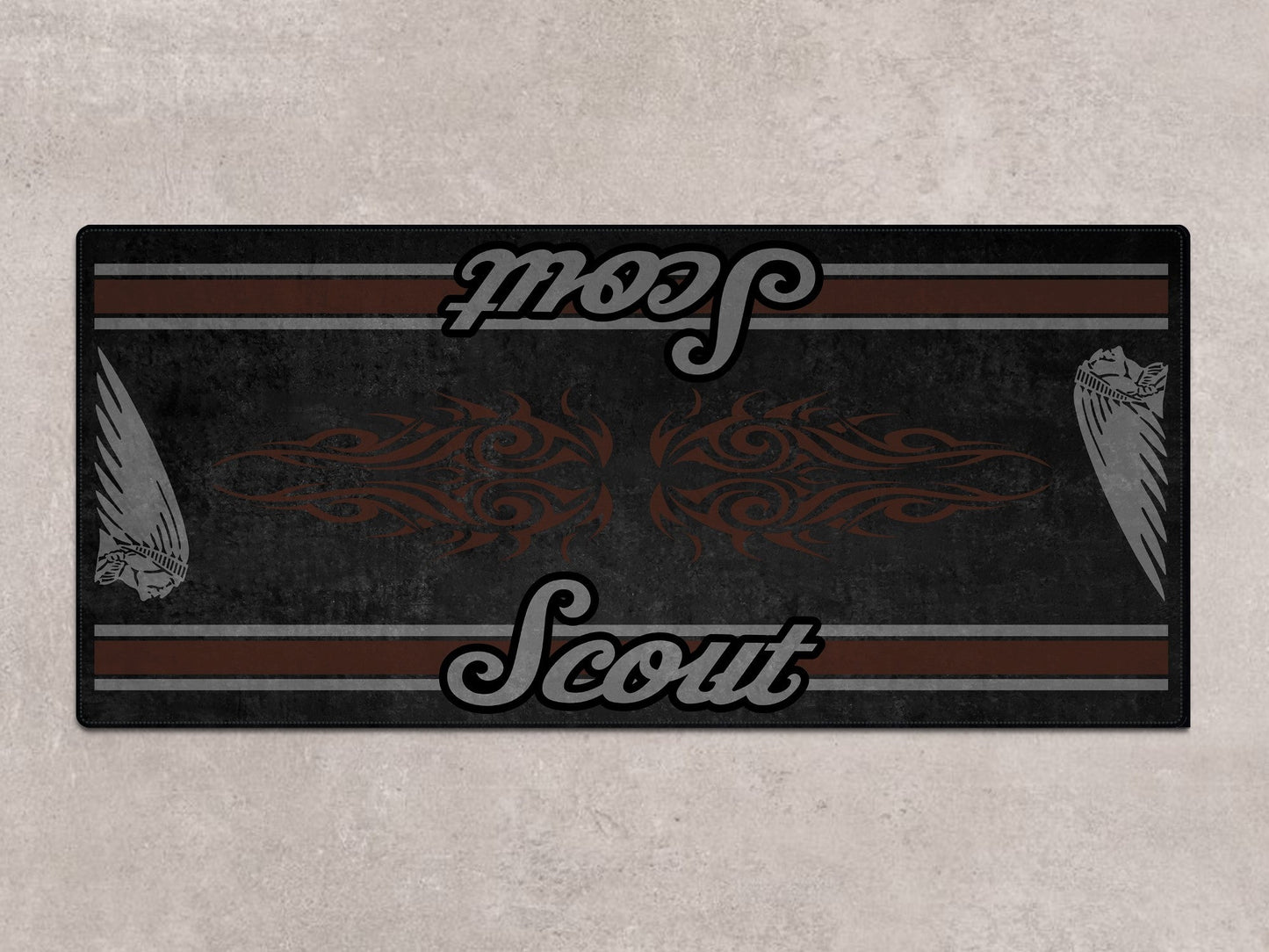 Designed Pit Mat for Indian Scout Bobber Motorcycle - MM7321