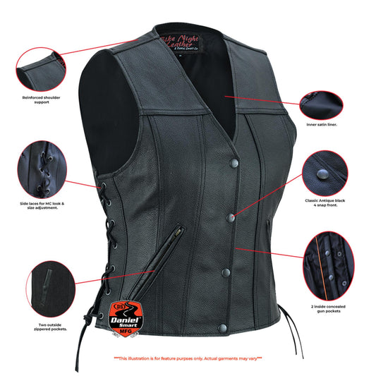 Her Miles Single Panel Concealment Vest