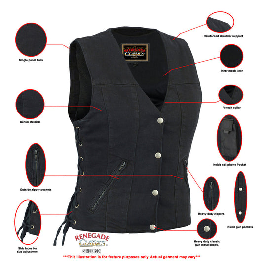 Denim Dream Women's Denim Vest