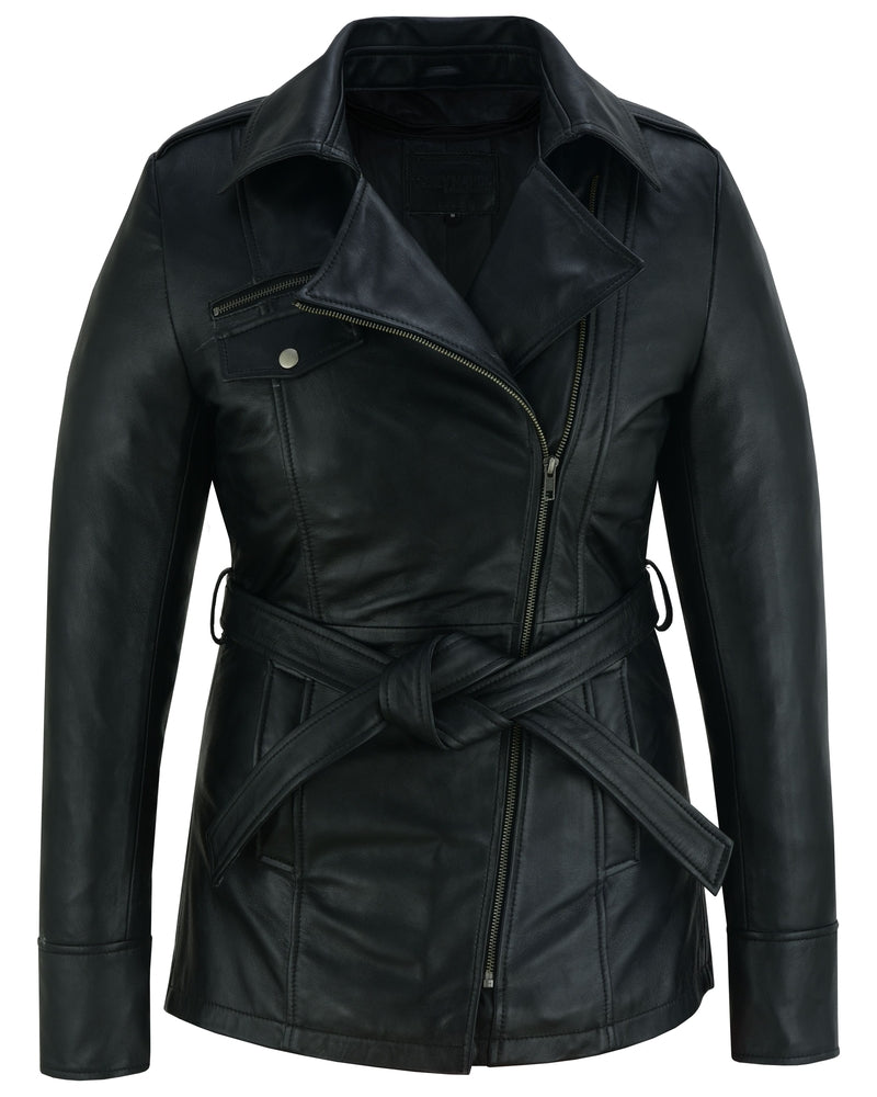 Dark Siren Women's Leather Jacket Black