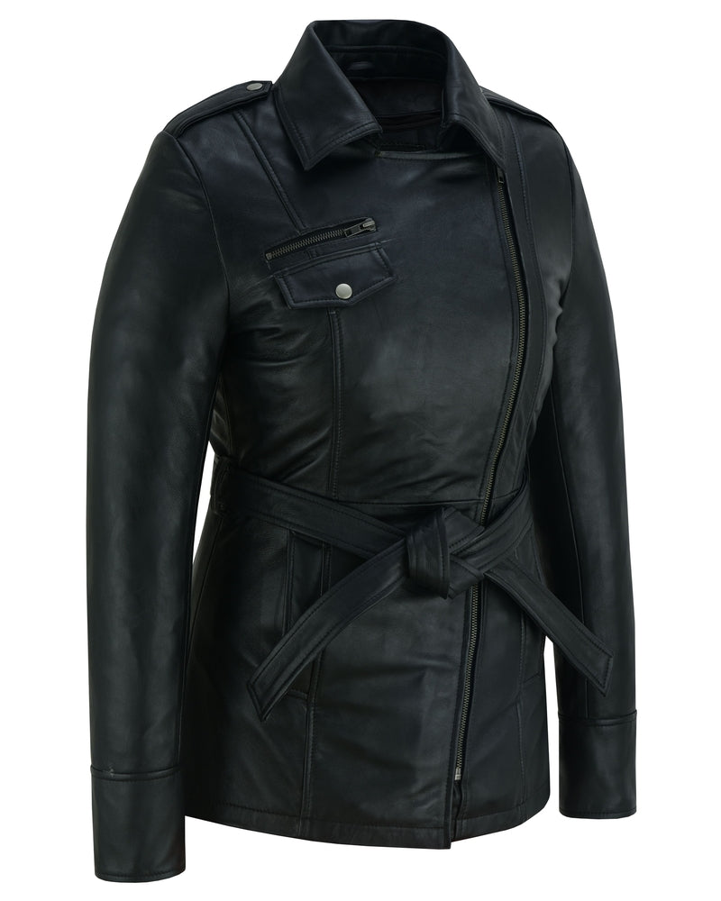 Dark Siren Women's Leather Jacket Black