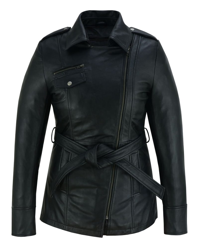Dark Siren Women's Leather Jacket Black