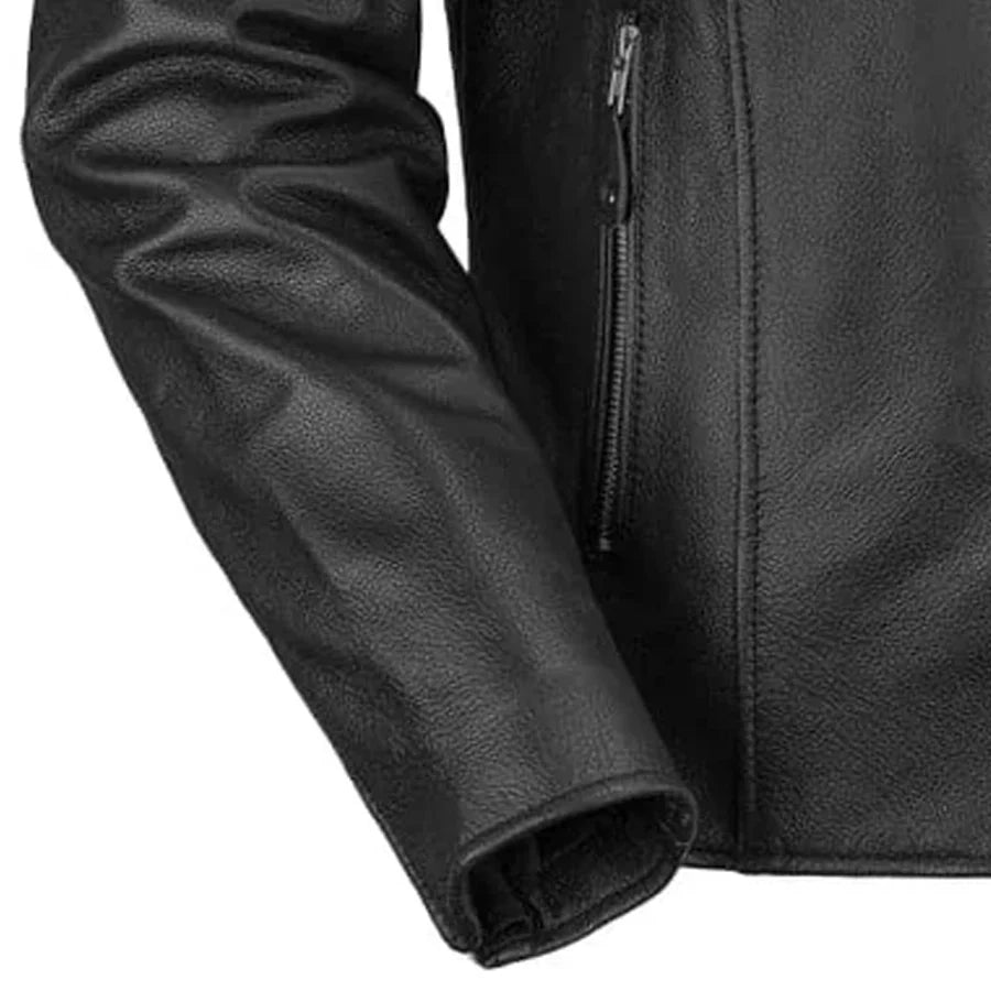 Ace Men's Leather Motorcycle Jacket