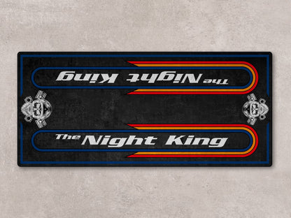 Motorcycle Mat For Cruiser Motorcycle "The Night King" - MM7301