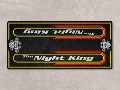 Motorcycle Mat For Cruiser Motorcycle "The Night King" - MM7301