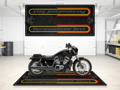 Motorcycle Mat For Cruiser Motorcycle "The Night King" - MM7301