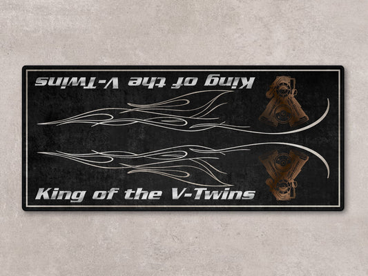 Designed Pit Mat for Cruiser Motorcycle "King of the V-Twins" - MM7302