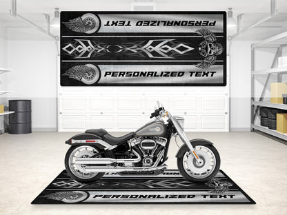 Motorcycle Mat For Cruiser Motorcycle "The Lord of Cool" - MM7308