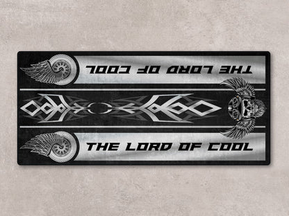 Motorcycle Mat For Cruiser Motorcycle "The Lord of Cool" - MM7308