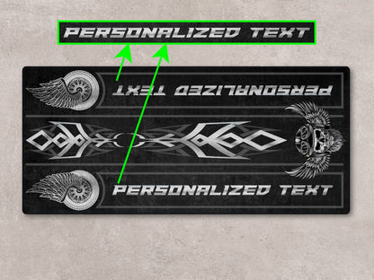 Motorcycle Mat For Cruiser Motorcycle "The Lord of Cool" - MM7308