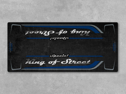 Motorcycle Mat for Cruiser Motorcycle "Special King of Street" - MM7345
