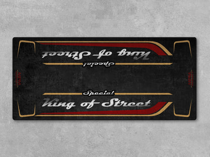 Motorcycle Mat for Cruiser Motorcycle "Special King of Street" - MM7345