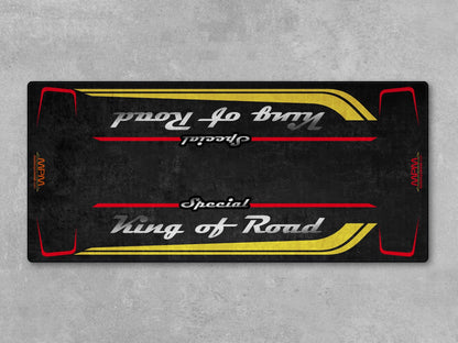 Motorcycle Mat for Cruiser Motorcycle "Special King of Road" - MM7346