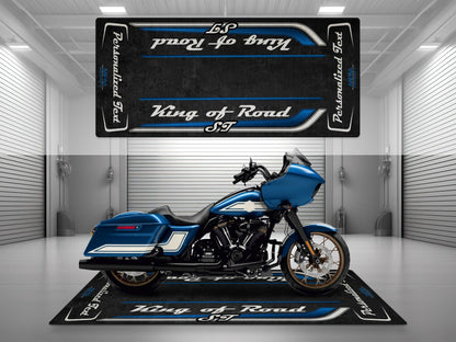 Motorcycle Mat for Cruiser Motorcycle "King of Road ST" - MM7347