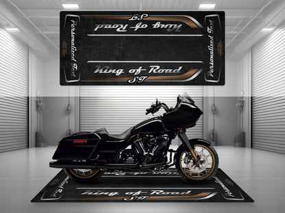 Motorcycle Mat for Cruiser Motorcycle "King of Road ST" - MM7347