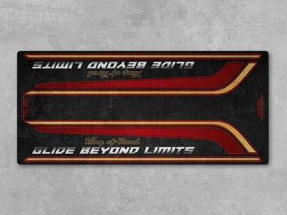 Motorcycle Mat for Special Cruiser Motorcycle "Glide Beyond Limits - King of Road" - MM7351