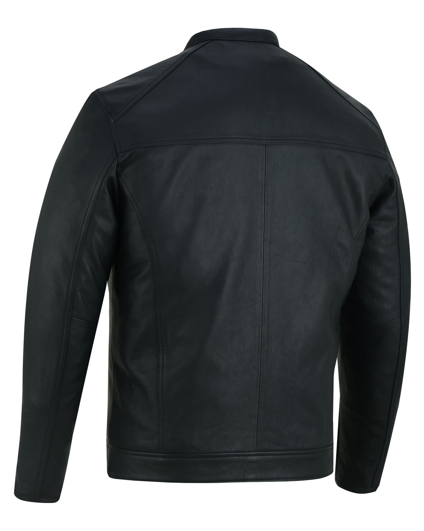 Classic Joe Men's Fashion Lambskin Leather Jacket
