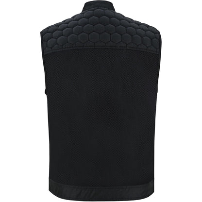 Mesh Rave Men's Black Mesh Textile Vest