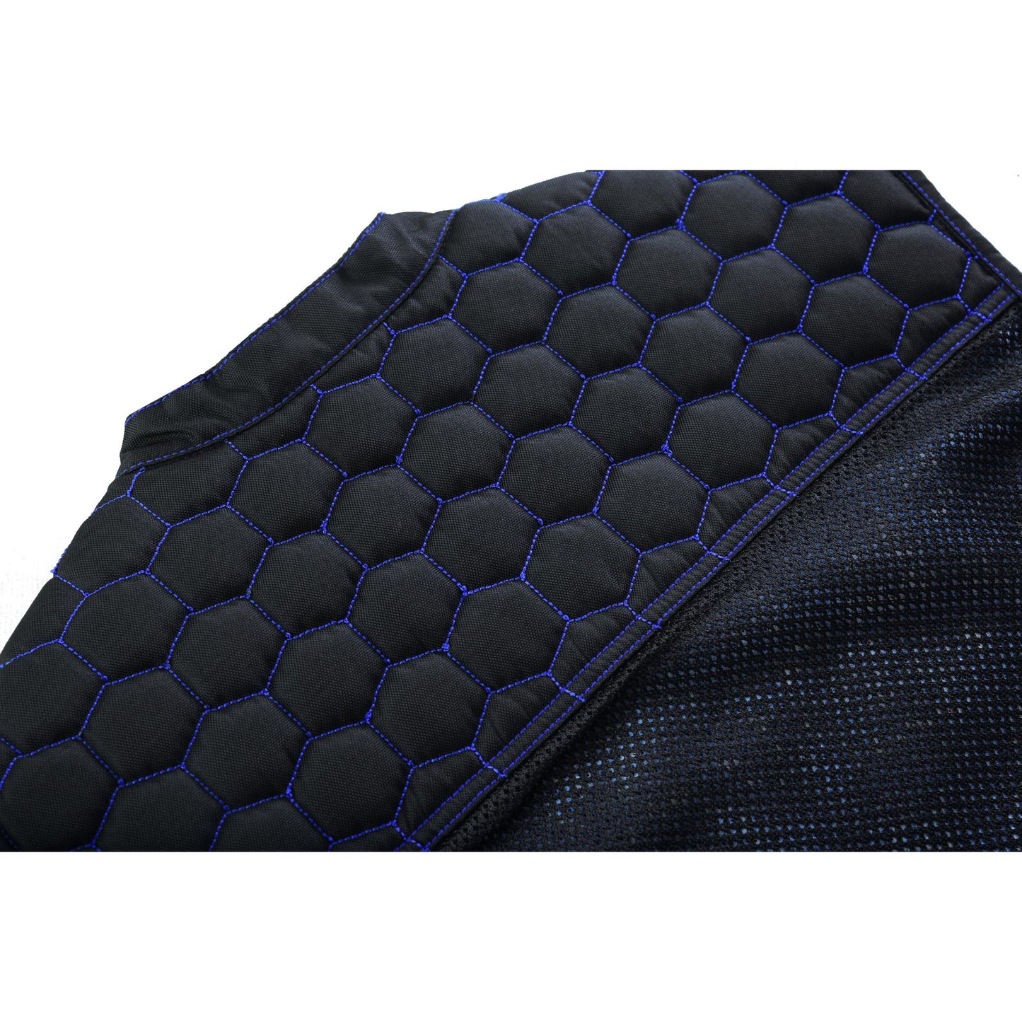 Blue Soul Men's Black Mesh Textile Vest