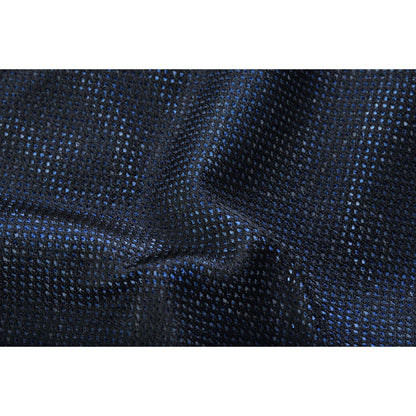 Blue Soul Men's Black Mesh Textile Vest