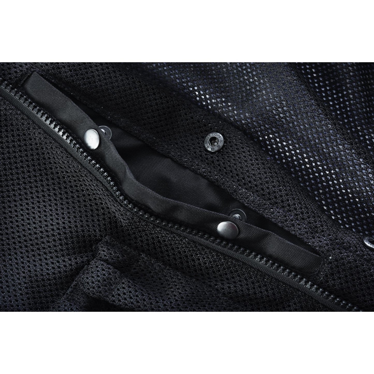 Blue Soul Men's Black Mesh Textile Vest
