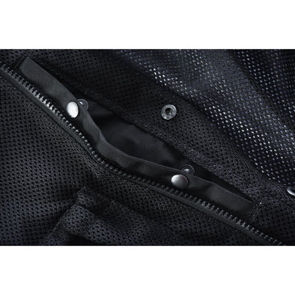 Blue Soul Men's Black Mesh Textile Vest