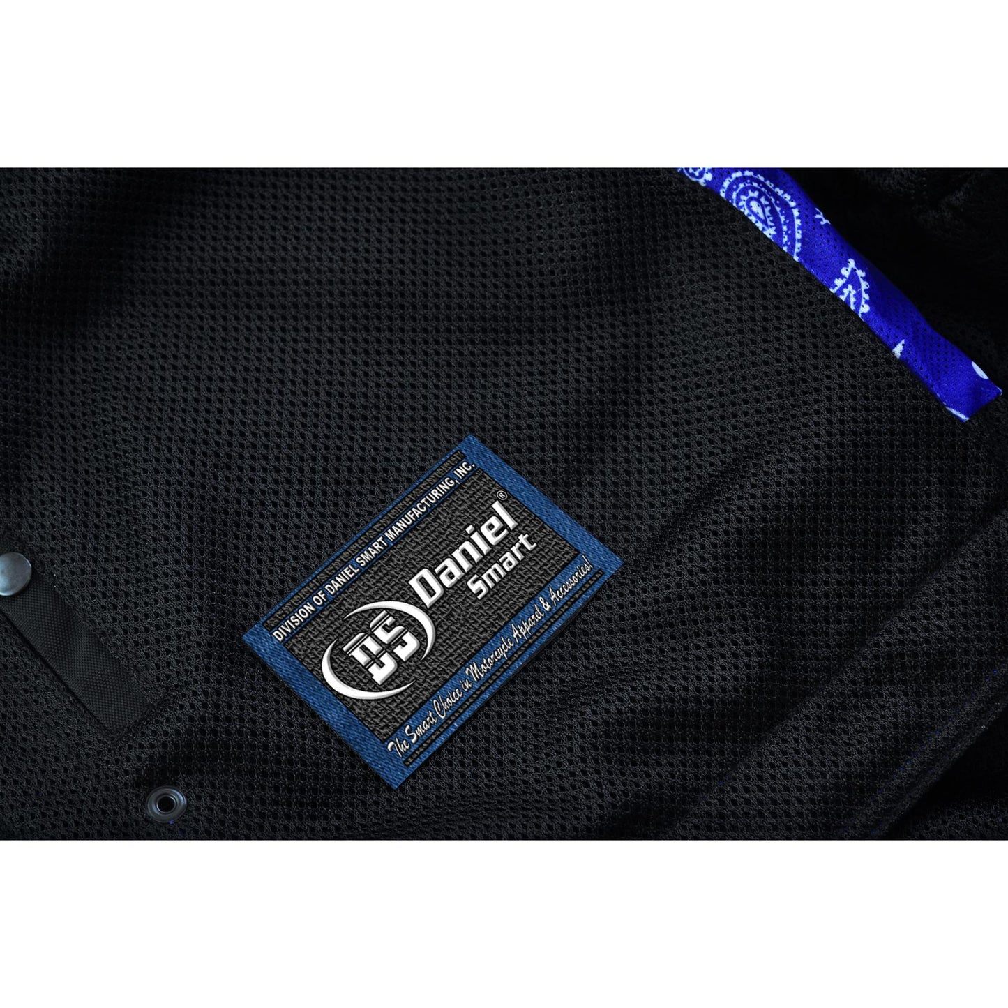 Blue Soul Men's Black Mesh Textile Vest