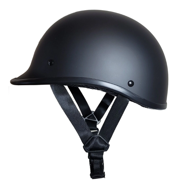 Crazy Al's Polo Switchback DOT Reversible Helmet Flat & Gloss Black