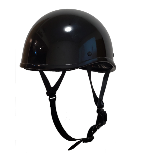 Crazy Al's Polo Switchback DOT Reversible Helmet Flat & Gloss Black