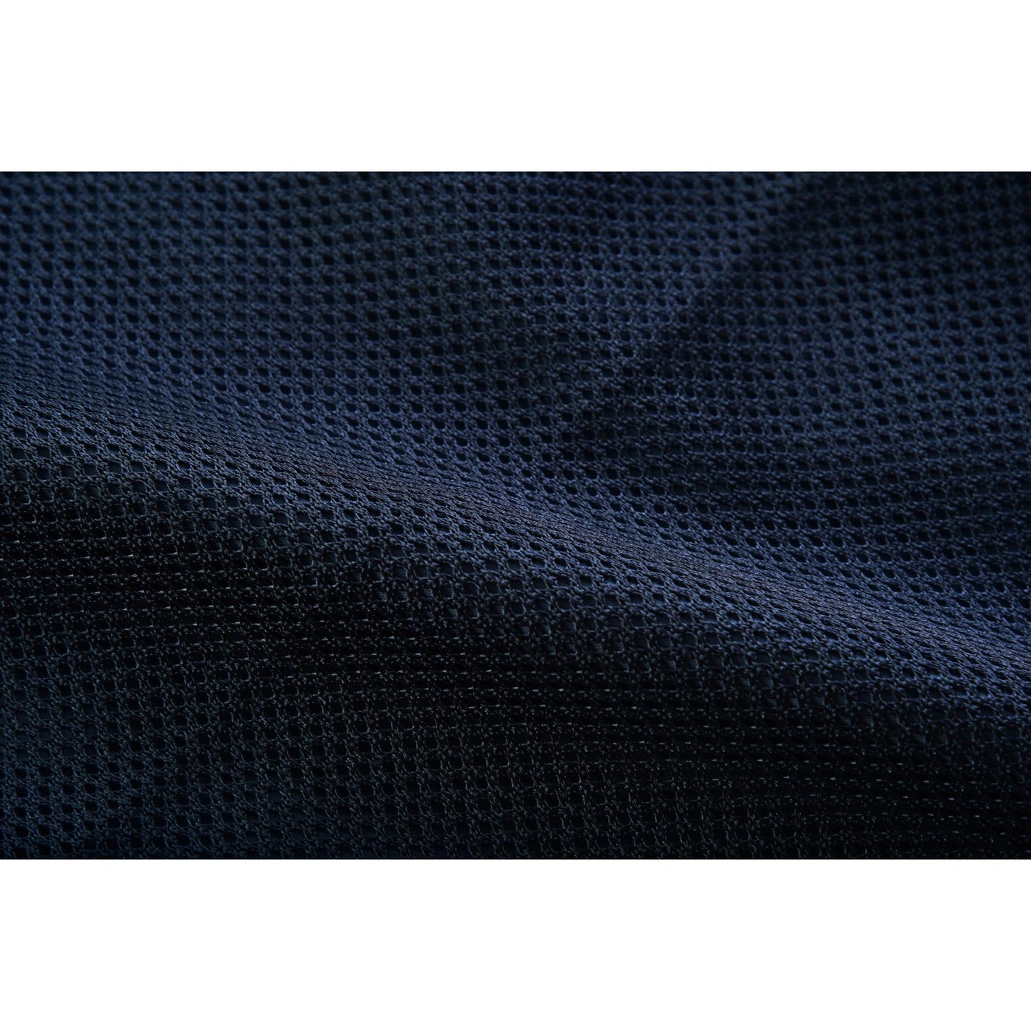 Night Tiger Men's Black Mesh Textile Vest with Orange Diamond Stitch