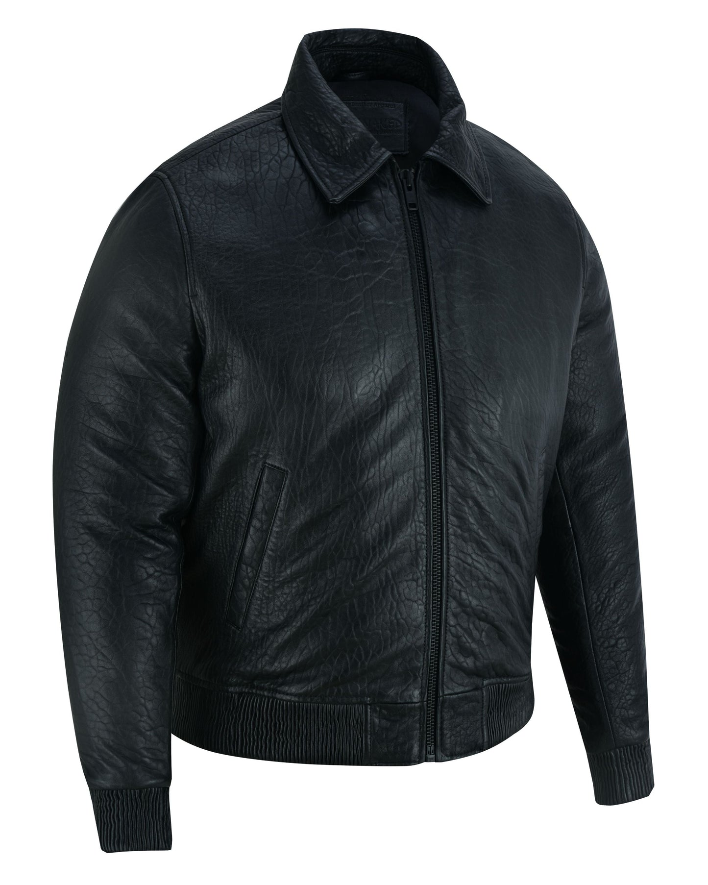 Traveler Men's Fashion Black Leather Jacket