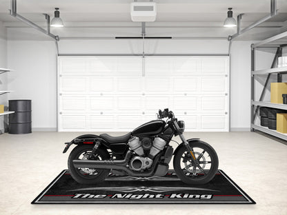 Motorcycle Mat for Cruiser Motorcycle "The Night King" - MM7300
