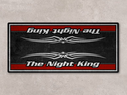 Motorcycle Mat for Cruiser Motorcycle "The Night King" - MM7300