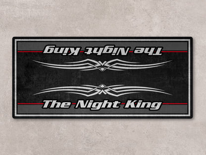 Motorcycle Mat for Cruiser Motorcycle "The Night King" - MM7300