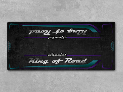 Motorcycle Mat for Cruiser Motorcycle "Special King of Road" - MM7346