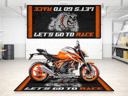 Designed Pit Mat for KTM Motorcycle (Bulldog) - MM7211