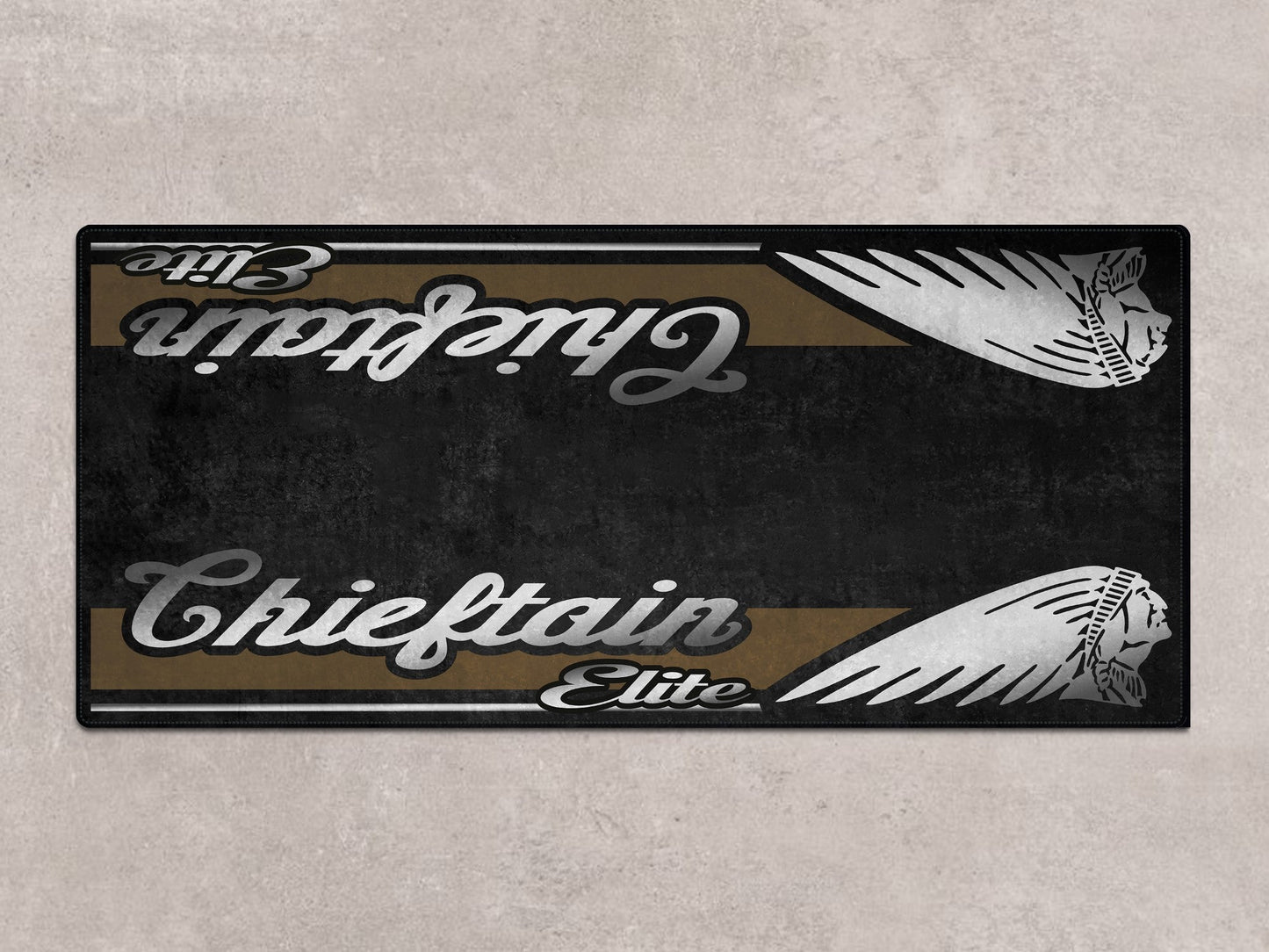 Designed Pit Mat for Indian Chieftain Elite Motorcycle - MM7330