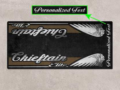 Designed Pit Mat for Indian Chieftain Elite Motorcycle - MM7330