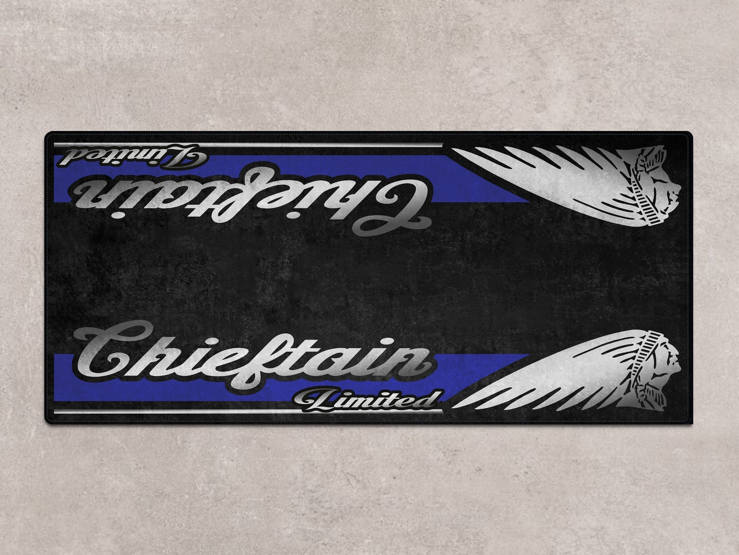 Designed Pit Mat for Indian Chieftain Limited Motorcycle - MM7329
