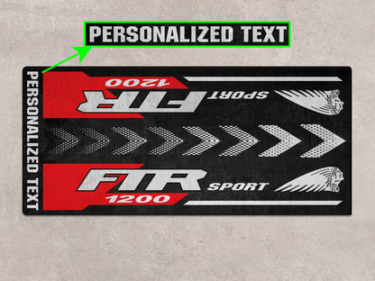 Designed Pit Mat for Indian FTR Sport 1200 Motorcycle - MM7316
