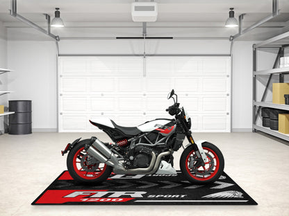 Designed Pit Mat for Indian FTR Sport 1200 Motorcycle - MM7316